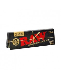 Papel Raw Black 1 1/4