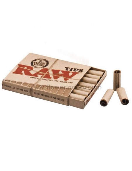 FILTROS RAW PRE ROLLED X21 TIPS
