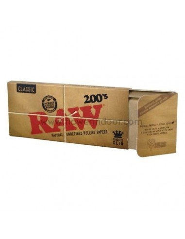 Papel Raw 200's king size classic