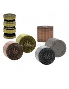 Grinder de 40 mm y 4 partes metales.