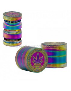 Grinder multicolor de 40 mm y 4 partes.