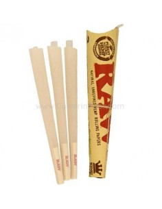 CONOS RAW KING SIZE ORGANICO 3X