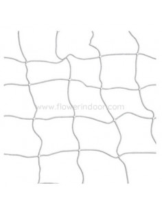 Malla cuadros blanca