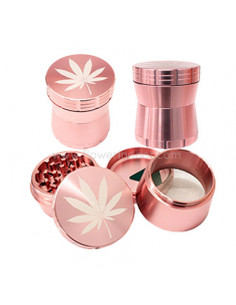 Grinder rosa hoja