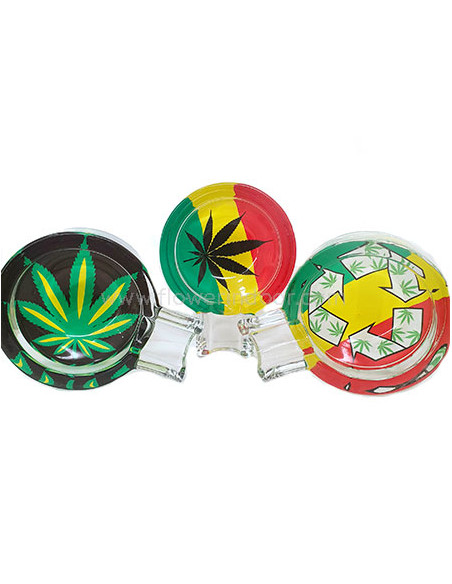 Cenicero cristal reposapetas