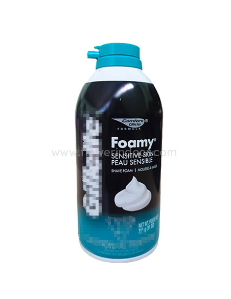 Ocultación espuma de afeitar.