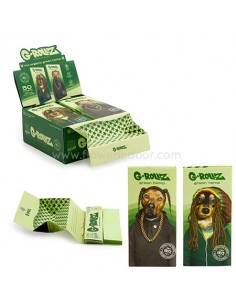 Papel G-Rollz Green + tips + bandeja.