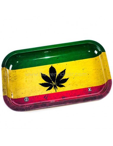 bandeja de liar rasta leaf