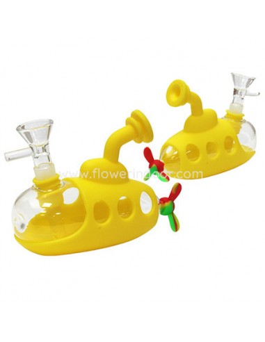 Bong Cristal y silicona submarino