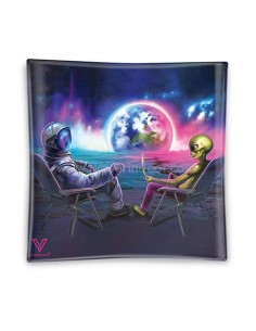 Cenicero cristal cuadrado