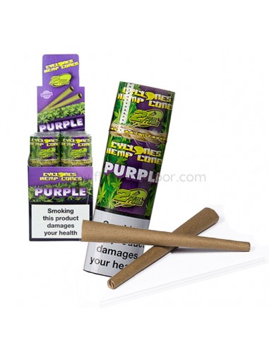 Cyclones Hemp Cones Purple
