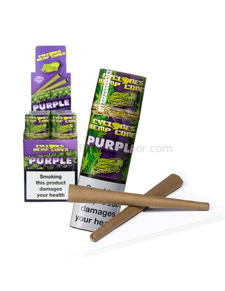 Cyclones Hemp Cones Purple