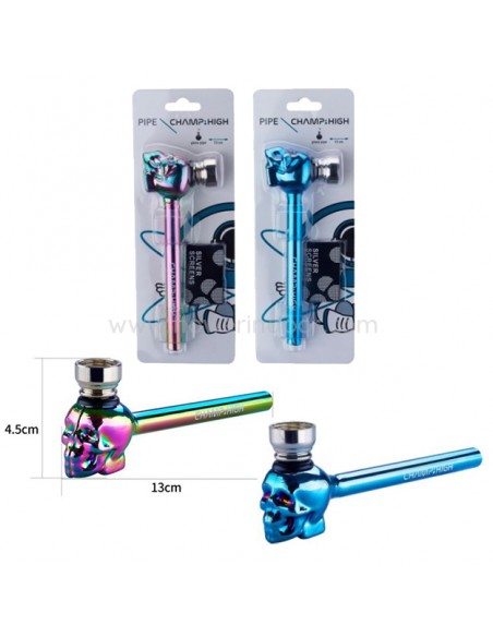 Pipa de cristal Skull Champ High