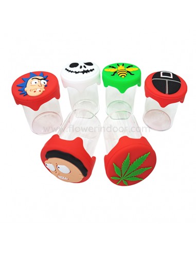 Bote cristal para aceites.