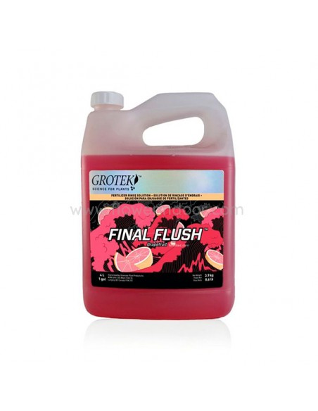Final Flush frutas
