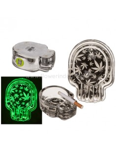 Cenicero Calavera Fluorescente