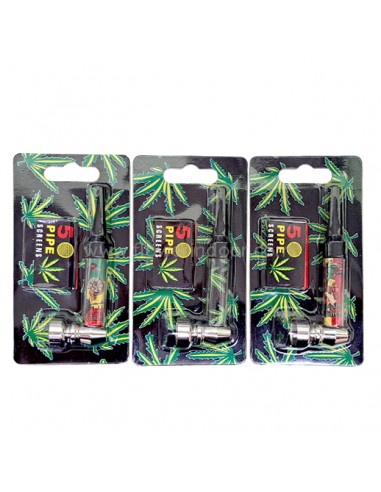 Pipa metal con rejillas