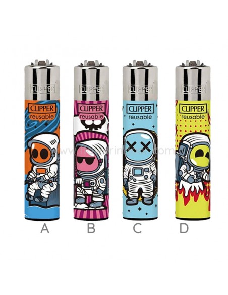 Clipper Classic Funny Astronauts